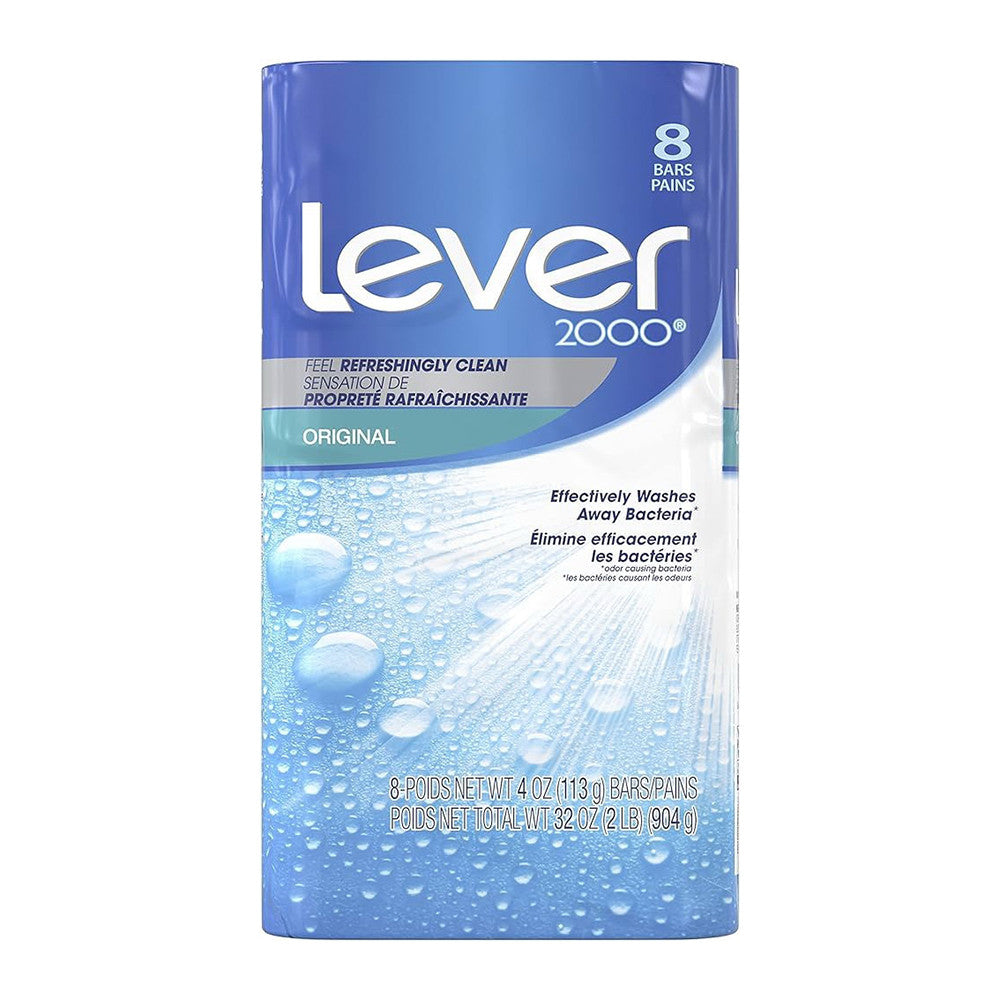 Lever 2000 Perfectly Fresh Refreshing Bar Soap, 8 Ea